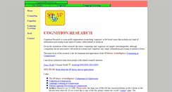 Desktop Screenshot of cognitionresearch.org